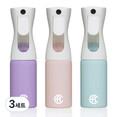 에어라파 압축 분무기 3종 세트 S 160ml, 아이스크림 핑크, 모브, 민트, 3개