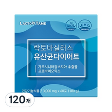 한국바이오팜 락토테미 락토바실러스 유산균다이어트 건강기능식품, 180g, 2개