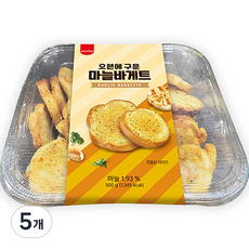 삼립 오븐에 구운 마늘바게트, 300g, 5개