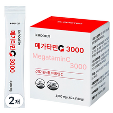 닥터루템 메가타민C 3000, 2개, 60회분