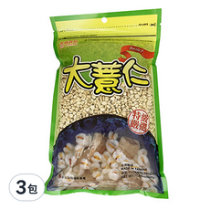 耆盛食品 大薏仁, 特級嚴選, 四神湯/八寶粥配料, 500g, 3包