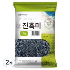 대구농산 건강한 밥상 진흑미쌀, 3kg, 2개