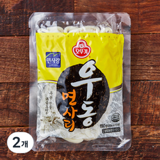 오뚜기 우동면사리, 190g, 2개