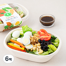 그린래빗 너트 에그 샐러드, 210g, 6팩