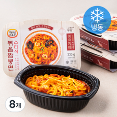 쉐프스토리 수타식볶음짬뽕면 (냉동), 330g, 8개