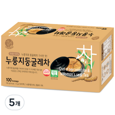 우리차 누룽지 둥굴레차, 1.5g, 100개입, 5개