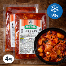 아내의쉐프 순살 닭볶음탕 (냉동), 300g, 4팩