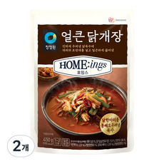 대상 청정원 호밍스 얼큰 닭개장, 450g, 2개