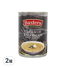 Baxters 蘆筍奶油濃湯, 400g, 2罐