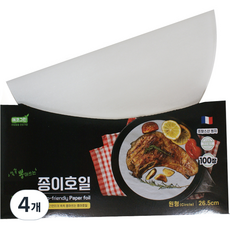 그린텍코리아 쏙쏙 뽑아쓰는 원형 Sheet 종이 호일, 4개