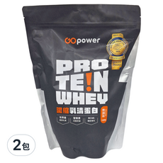 GOPower 果果能量 濃縮乳清蛋白飲，經典原味，世界級優質乳源，營養素完整保留，BCAA機能補充，1000克, 1kg, 2包