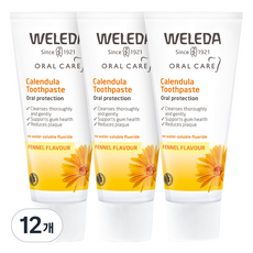 벨레다 카렌듈라 치약, 75ml, 12개