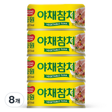 동원참치 야채참치 통조림, 135g, 8개