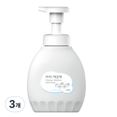 아이깨끗해 프리미엄 모이스처 핸드워시 힐링코튼, 450ml, 3개