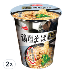 ACECOOK鹽味雞湯風味杯麵，濃郁美味，耐嚼麵條, 2入