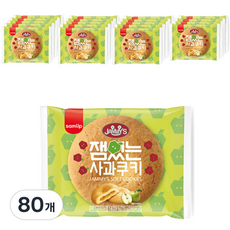 삼립 잼있는 사과잼 쿠키, 75g, 80개