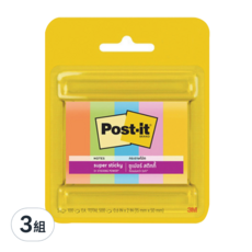 3M Post-it 利貼 標籤紙 670-5ASST-1, 500張, 3組