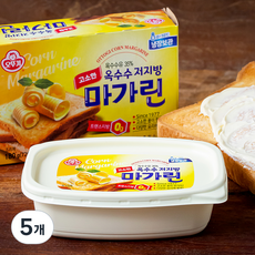 오뚜기 옥수수 저지방 마가린, 180g, 5개