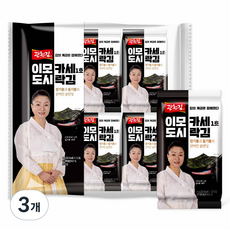 광천김 이모카세 1호 도시락김 12p, 48g, 3개