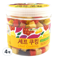 인네이쳐 셰프쿠킹 강아지 통간식 400g, 소고기 + 치즈 + 고구마, 4개