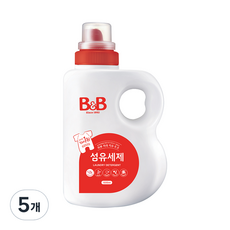 비앤비유아세제
 비앤비 섬유세제 본품 1500ml 5개