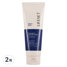 라이프넷 남성용 저자극 셀프 바디 왁싱 제모크림 01 맨즈 마일드, 180ml, 2개