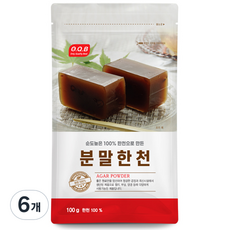 오큐비 분말한천, 100g, 6개