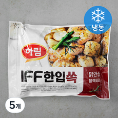 하림 IFF 한입쏙 닭안심 블랙페퍼 (냉동), 800g, 5개
