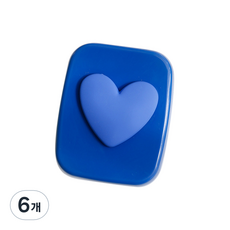  클라인 거울 휴대용 렌즈케이스, 6개, 사랑 