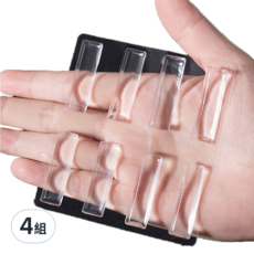 防撞保護貼, 短款3.5 x 1 x 0.2cm, 8條, 3.5 x1 x 0.2cm, 透明, 4組