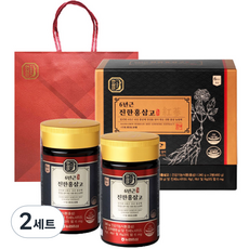 한삼인 6년근 진한홍삼고 240g x 2p + 쇼핑백 세트