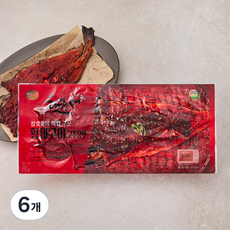 바다소리 참숯불에 직접 구운 황태구이 고추장맛, 6개, 120g