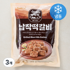 삼양 임꺽정납작떡갈비 (냉동), 1000g,