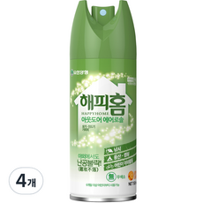 해피홈 아웃도어 에어로솔, 150ml, 4개
