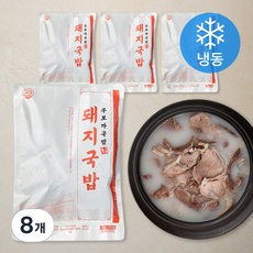 무보까국밥 담백한 돼지국밥 (냉동), 580g, 8개