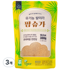 헤세드 유기농 팔미라 팜슈가, 300g, 3개