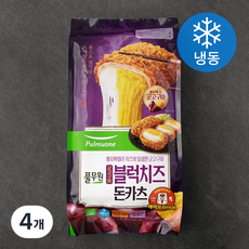 풀무원 군고구마 블럭치즈 돈카츠 (냉동), 420g, 4개