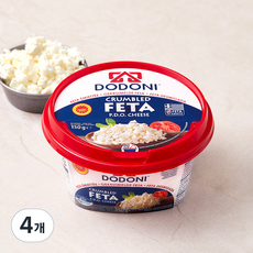 도도니 크럼블드 페타 치즈, 150g, 4개