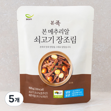 본죽 메추리알 쇠고기 장조림, 150g, 5개