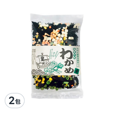 味榮 海太郎 田舍的味海帶芽, 全素食可用, 70g, 2包