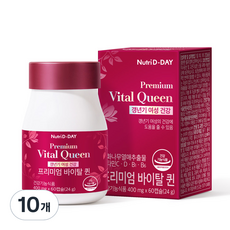 뉴트리디데이 프리미엄 바이탈 퀸 갱년기 영양제 24g, 60정, 10개
