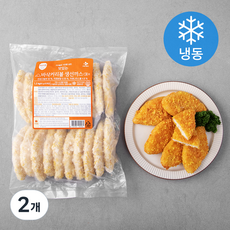 이츠웰 맛있는 바삭커리볼 생선까스 20개입 (냉동), 1.2kg, 2개