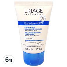 유리아쥬 배리어덤 손상케어 핸드크림, 50ml, 6개