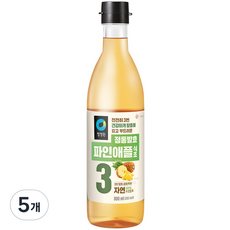 청정원 정통 파인애플 식초, 800ml, 5개