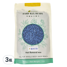 FUgood 膚之呵護 藍色巴西蠟豆 453g x 3瓶 熱蠟除毛 全身適用