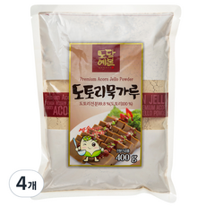 초야식품 도담예본 도토리묵 가루, 400g, 4개