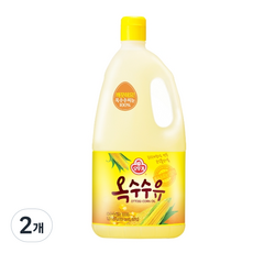 오뚜기 옥수수유, 2개, 1800ml