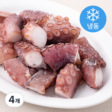 알찬해 남해안 자숙 손질 돌문어 (냉동), 150g, 4개