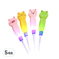 LED 캐릭터 유아귀이개 세트, 4개입, 5세트