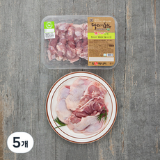 마니커 닭터의자연 무항생제 인증 1등급 닭다리살 정육 (냉장), 500g, 5개